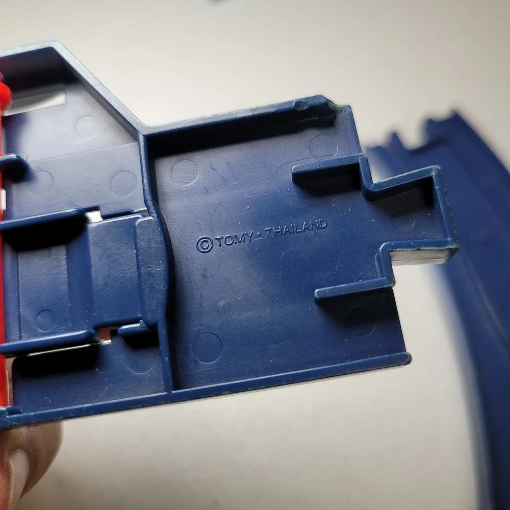 Vintage Tomy Train Track Replacement Pieces Blue Switch Curved Stop Go Track‎